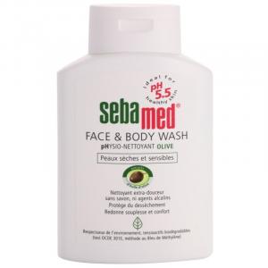 Sebamed Wash деликатная очищающая эмульсия для лица и тела с оливковым маслом 200 мл