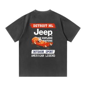 Футболка Unisex Crew Neck Moderate Jeep, темно-серый