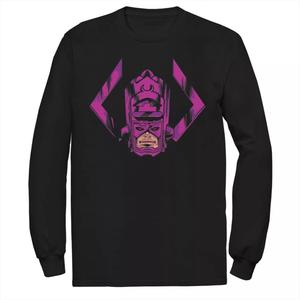 Мужская темная футболка Fantastic Four Galactus с большим лицом Marvel