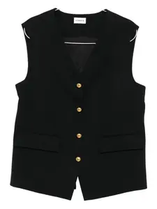 Жилет на пуговицах P.A.R.O.S.H., черный