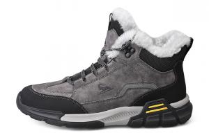 Теплые короткие зимние ботинки мужские BECK, Gray