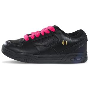 Износостойкие и легкие низкие кроссовки для скейтборда Unisex черный золотой Ollieskate, черный золотой (розово-красный Shoelace)