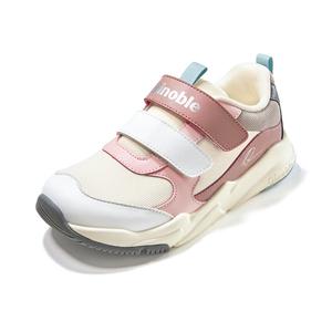 Легкие сбалансированные низкие кроссовки для малышей GINOBLE, бежевый/розовый/белый/серый