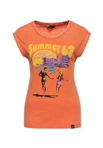 Футболка с ретро-артом лето 63 Queen Kerosin, оранжевый