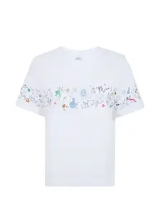 Футболка с принтом Paul Smith, белый