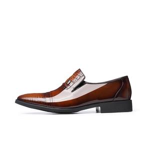 LAORENTOU Мужские туфли для костюма низкие черно-коричневые, цвет Brown