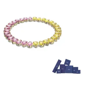 Swarovski Millenia Faux Crystal ожерелье женское розовое/желтое