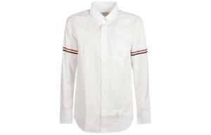 Рубашка с длинными рукавами и пуговицами Thom Browne, белый