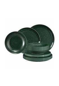 Набор посуды Seltmann Weiden Terra, 18 штук, темно-зеленый