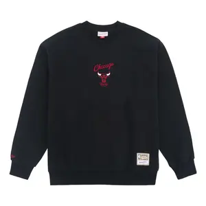 Худи Mitchell & Ness x NBA Chicago Bulls Sweatshirt 'Black', черный