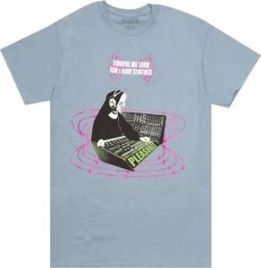 Футболка Pleasures Synth T-Shirt 'Slate', синий