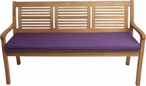 Подушка для уличного сиденья 170x60x7 см, фиолетовая, подушка для уличного сиденья, подушка для уличных качелей, подушка для скамейки, подушка для уличной скамейки, подушка для сиденья с высокой спинкой