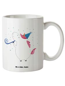 Кружка для вечеринки Единорог XL, белая, без слов Mr. & Mrs. Panda
