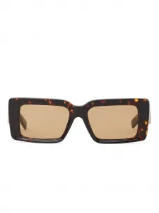 Солнцезащитные очки с вырезами KARL LAGERFELD, коричневый