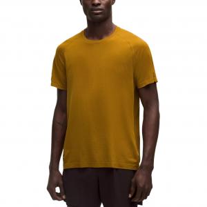 Футболка Metal Vent Tech для мужчин Lululemon, melрозовый коричневый/melt