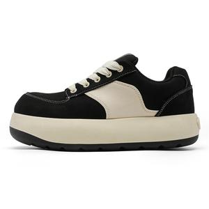 Нескользящие легкие низкие кроссовки для скейтбординга, увеличивающие рост, унисекс QIQUDUCK, Q-Chz215 Black