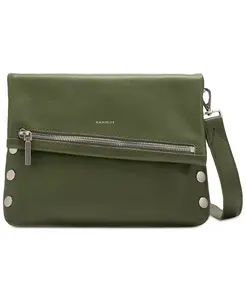 Женская VIP-сумка через плечо из кожи среднего размера Hammitt, зеленый