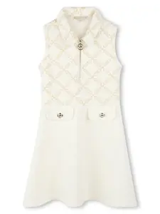 Платье с логотипом Michael Kors Kids, белый