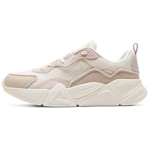 PEAK Женские повседневные кеды с противоскользящей подошвой, устойчивые к истиранию, дышащие, бежево-розово-фиолетовые, цвет Ecru/Pink Purple