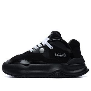 Кроссовки fashion sneakers low-top running shoes black Fila, черный