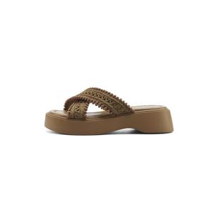 FIVE PLUS Женские противоскользящие антибактериальные устойчивые к истиранию слайдеры Coffee, цвет Coffee