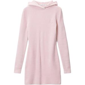 Alexander Wang Женское платье с длинными рукавами светлого розового цвета