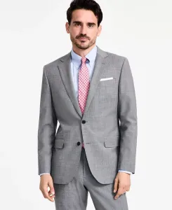 Мужской костюм с рисунком "оконное стекло" (пиджак и брюки) Brooks Brothers, серый