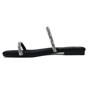 CAMEIDO Тапочки-слайды женские, черные, противоскользящие