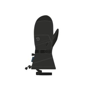 GORDINI Варежки лыжные JUNIOR ЧЕРНЫЕ