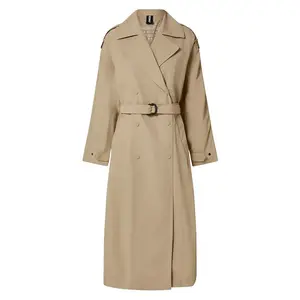 Пальто Ecoalf Errigal trench, бежевый