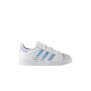 Кроссовки adidas Infant Superstar 'Iridescent', белый
