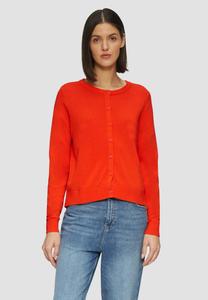 Кардиган RUNDHALS-MIT KNOPFLEISTE s.Oliver, оранжевый