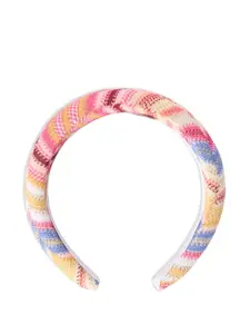 Повязка с узором Missoni Kids, розовый