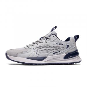 Износостойкие дышащие легкие мужские кеды Low Top DOUBLE STAR 88, серый