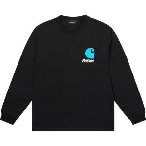 Лонгслив Palace x Carhartt WIP Logo Long-Sleeve, Black