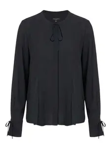 Плиссированная блуза Arden Rag & Bone, черный