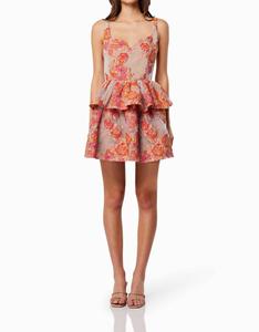 Мини-платье Commitment в мультиколоре ELLIATT