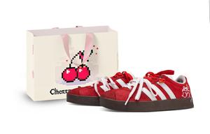 Adidas Neo Кроссовки для скейтбординга VL Court Lifestyle Cherry Bomb износостойкие и легкие низкие унисекс красный белый