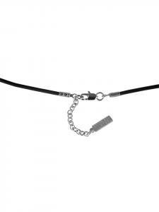 Adeliás Резиновое ожерелье унисекс, 50 см, черное