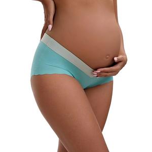 Женские низкие трусики Ice Silk без швов для беременных Inspire Chic, Blue