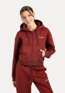Толстовка Smilodox ZIP UP LOGO ENARA, Braun/Brown