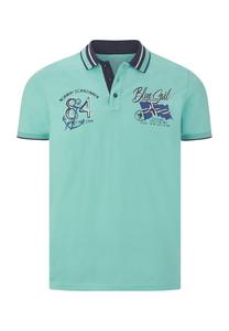 Рубашка поло ольфгир Jan Vanderstorm, бирюзовый
