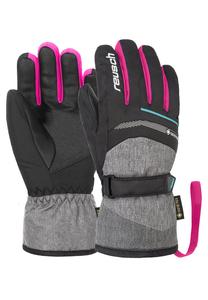 Перчатки Reusch, BLck BLck Melang Pink Glo