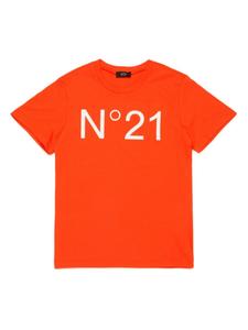 Футболка из джерси с логотипом Nº21 Kids, оранжевый