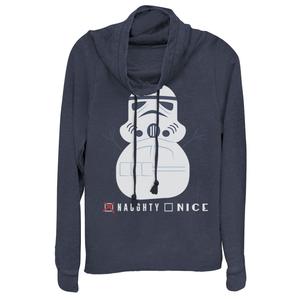 Рождественский пуловер с воротником-хомутом в стиле «Звёздные войны», «Штурмовик», «Непослушный снеговик», для юниоров Star Wars