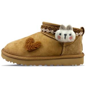 Ботинки Ugg Women's Classic Ultra Mini, каштановый/Кофейный зайчик
