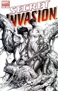 Secret Invasion #4 "Mcniven Sketch Variant" (MARVEL COMICS)