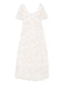 Платье Magnolia Ditsy Needle & Thread, белый