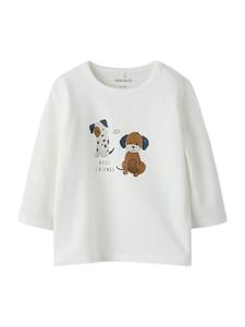 NAME IT Лонгслив 'NBMTOKAN' в белом цвете