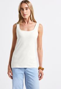 Топ Street One MIT SQUARE NECK, Weiß/Off-White